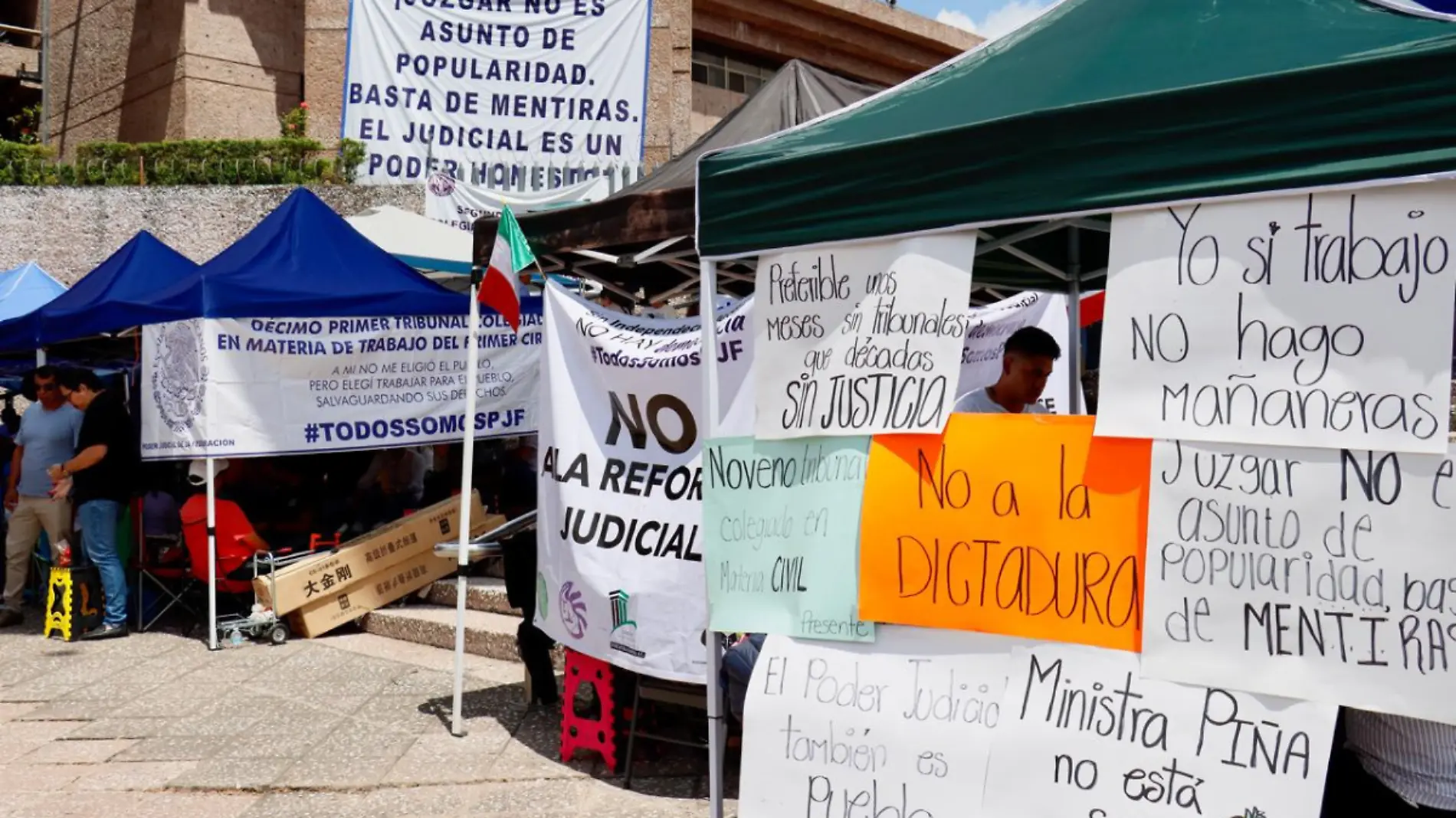 Paro de trabajadores del Poder Judicial